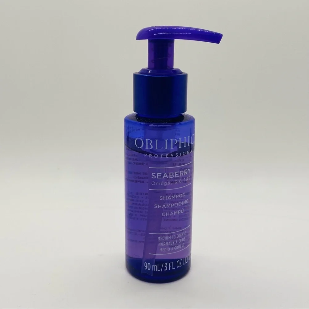 NWT Obliphica Professional Seaberry Shampoo Omega 3,6,7 & 9 Travel Size 3oz